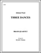 THREE DANCES BRASS QUARTET P.O.D. cover